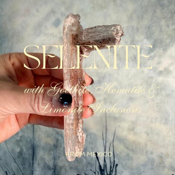 Other - Naica Selenite with Inclusions Mexico – Purification & Grounding Crystal